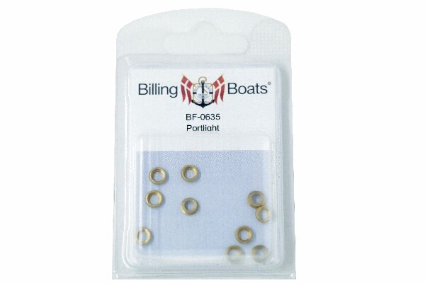 Portlight, Brass 7 mm (10)